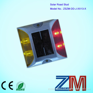 Aluminum Alloy Solar Powered Flshing Road Stud with Reflective Sheet
